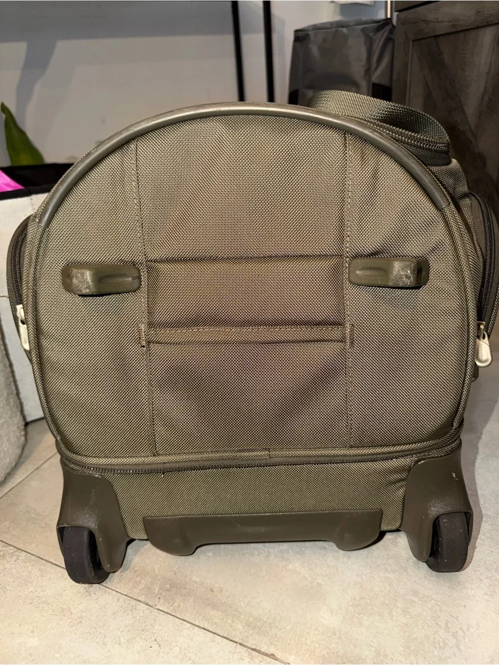 Briggs & Riley Baseline Large Two-Wheel Duffle Bag.